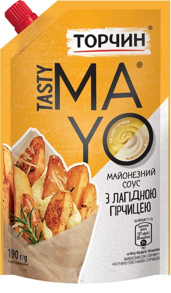 Майонез "TASTY MAYO" с ласковой горчицей Торчин 200г (7613039744406) VZ000077108F фото