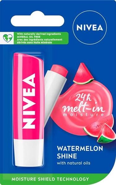 Бальзам для губ NIVEA Watermelon Shine Арбузное сияние 4.8 г/5.5 мл (4005808904365/4006000007861) VZВ00282369NF фото