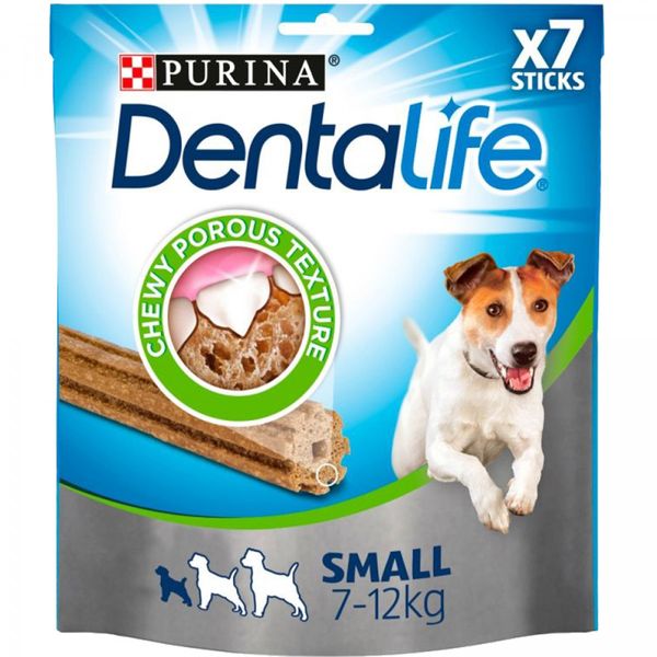 Лакомство для взрослых собак мелких пород DentaLife Small для поддержания здоровья полости рта 115 г (7613035379817) VZ000076538F фото