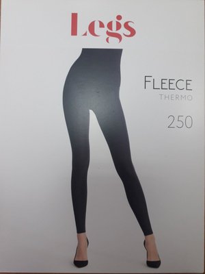 Легінси жіночі фліс 250 ден ТМ Legs 663 Fleece nero S/M, (4823092692917) VZВ00297633NF фото