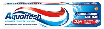 Зубная паста Aquafresh освежающая-мятная, семейная 100 мл (5901208700257) VZВ00283792NF фото