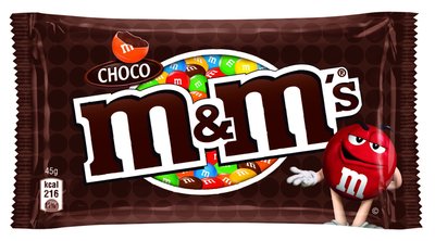 Драже M&M's з молочним шоколадом 45г (5900951297212) VZ000072904F фото