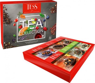 Набір чаю TESS Collection Чорний та зелений 6 видів пакетований 60 шт (4823096807959) VZ000069375F фото