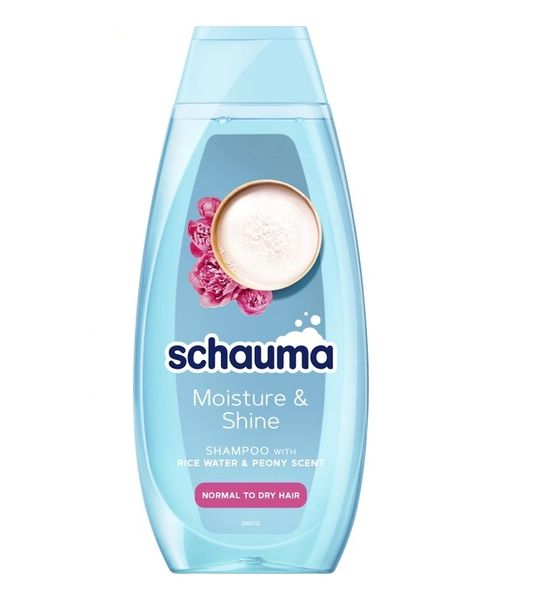 Шампунь Schauma Moisture & Shine для нормальных и сухих волос 400 мл (9000101704976) VZВ00299604NF фото