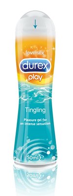 Інтимний гель-змазка Durex Play Tingling з ефектом легкого поколювання прохолоди та зігрівання (лубрикант) 50 мл . (5038483234556) VZВ00147673NF фото
