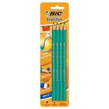 Набір олівців чорнографітних 4 шт шестикутних BIC Evolution HB Зелений (3270220000167) VZВ00166837NF фото