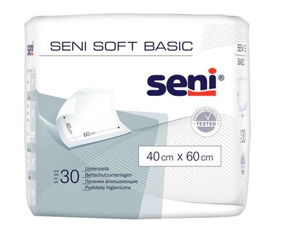 Пеленки для младенцев Seni Soft Basic 40х60 см 30 шт (5900516692292) VZВ00189519NF фото