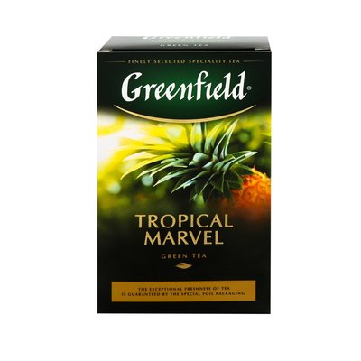 Чай зелений Greenfield Tropical Marvel листовий 100 г ( 4823096802244) VZ000028952F фото