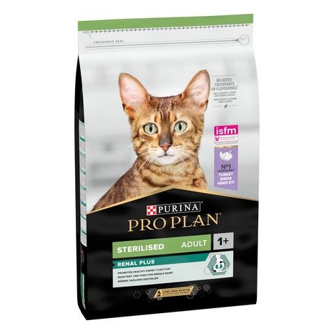 Сухой корм Purina Pro Plan Sterilised для стерилизованных кошек - индейка 10 кг (7613033566547) VZ000069384F фото