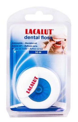 Зубна нитка Lacalut 50 м (4016369546536) VZВ00283551NF фото