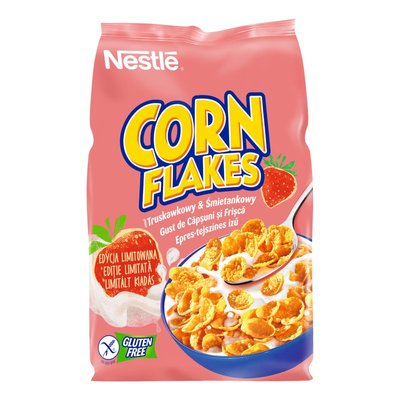 Cніданок сухий Nestle Corn Flakes Strawberry&Cream 250 г (5900020037978) VZ000078229F фото