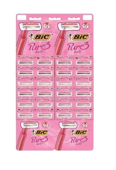 Станок для гоління Bic Pure 3 Lady 1 шт (3086123395688) VZВ00293955NF фото