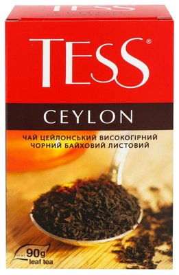 Чай TESS Ceylon чорний байховий листовий 90 г (4823096800684) VZ000024794F фото