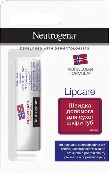 Помада Neutrogena Норвежская формула SPF 4 4.8 г (3574660271072) VZВ00195356NF фото