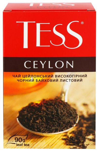 Чай TESS Ceylon черный байховый листовой 90 г (4823096800684) VZ000024794F фото