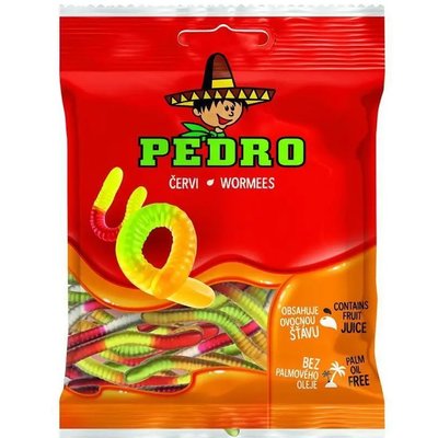 Жевательные конфеты Pedro Червячки 80 г (8594044243490) VZ000078692F фото