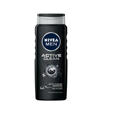 Гель для душа Nivea Men Сила угля мужская очистка без сухости кожи 500 мл (4005900128492) VZВ00281340NF фото