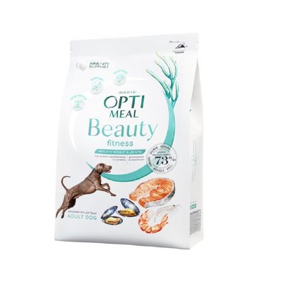 Сухой корм Optimeal Beauty Fitness для собак на основе морепродуктов 4 кг.(4820215366052) VZ000073679F фото