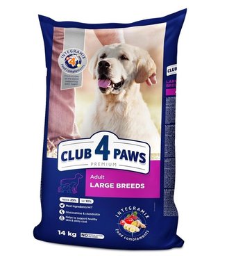 Сухой корм Club 4 Paws Premium для взрослых собак больших пород 14 кг (4820083909641) VZ000027765F фото