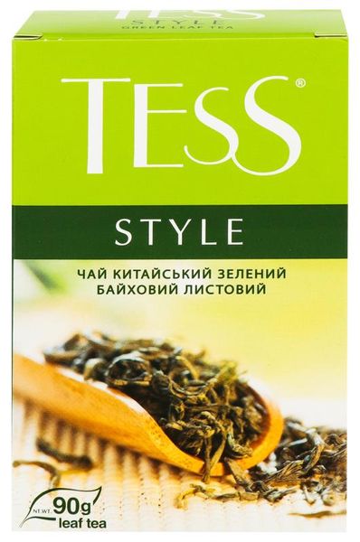 Чай TESS Style Зеленый классический листовой 90 г (4823096800721) VZ000024795F фото