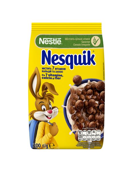 Готовый сухой завтрак Nesquik с витаминами и минеральными веществами 200г (5900020042941) VZ000077608F фото