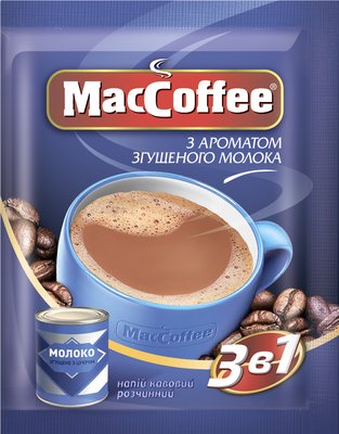 Кофейный напиток MacCoffee 3в1 сгущенка 20шт * 18 г (8887290145305) VZ000027953F фото