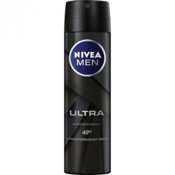 Антиперспирант Nivea Men Ultra с активированным углем спрей 150 мл (4005900495679) VZВ00279823NF фото