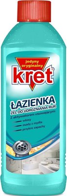 Гель для прочищення труб та універсальний чистячий гель Kret 500 мл. (5900931019643) VZ000062287F фото