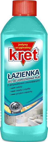Гель для чистки труб и универсальный чистящий гель Kret 500 мл. (5900931019643) VZ000062287F фото