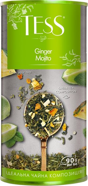 Чай TESS Ginger Mojito Зеленый листовой 90 г (4823096808871) VZ000072233F фото