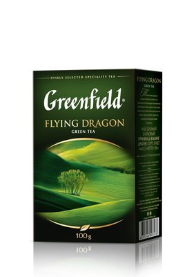 Чай Greenfield Flying Dragon Зелений листовий 100 г ( 4823096801124) VZ000027776F фото