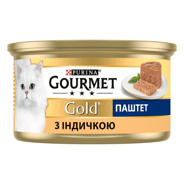 Влажный корм Purina Gourmet Паштет с индейкой 85 гр (7613031380992) VZ000076562F фото