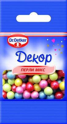 Посыпка Dr.Oetker "Жемчуг микс" 10 г (5907707057601) VZ000027893F фото