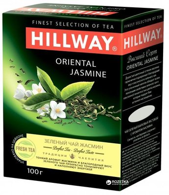 Чай Hillway Oriental Jasmine Зелений з жасмином листовий 100 г (8886300990102) VZ000020118F фото