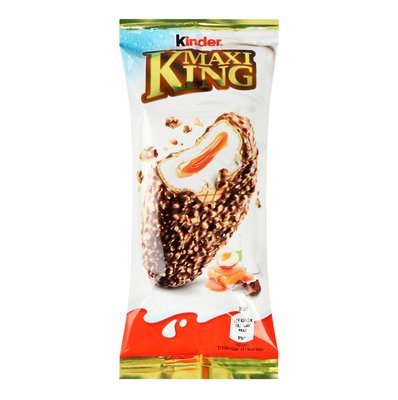 Тістечко бісквітне Kinder Maxi King з молочно-карамельною начинкою 35 г (4008400553023) VZ000028335F фото