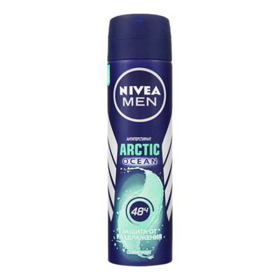 Дезодорант-антиперспирант Nivea Men Arctic Ocean с ароматом океанической свежести спрей 150 мл (4005900669032) VZВ00279767NF фото