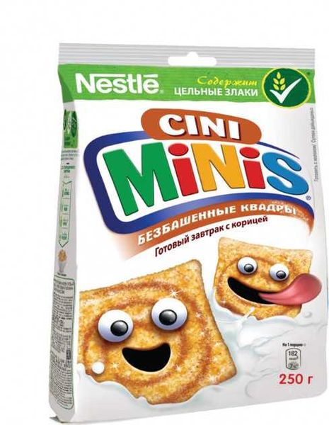 Готовий сухий сніданок NESTLE CINI-MINIS зі смаком кориці 250 г.(5900020002730) VZ000074658F фото