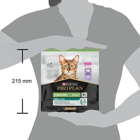 Сухой корм Purina Pro Plan Sterilised Adult с индейкой для стерилизованных кошек 400 г (7613033564673) VZ000029944F фото