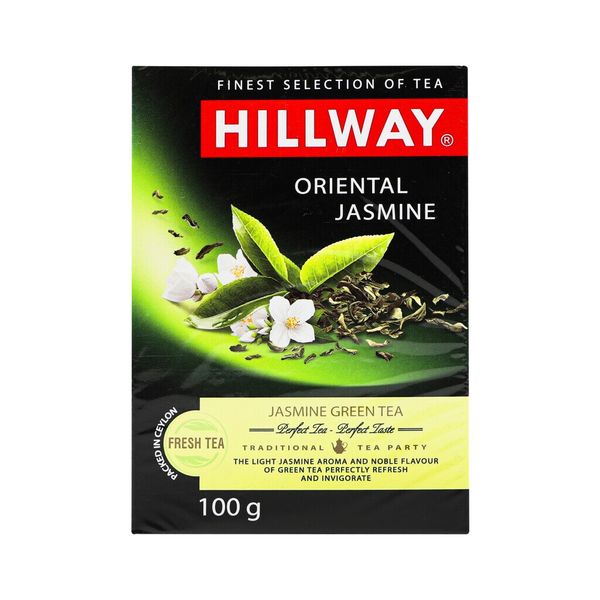 Чай Hillway Oriental Jasmine Зеленый с жасмином листовой 100 г (8886300990102) VZ000020118F фото