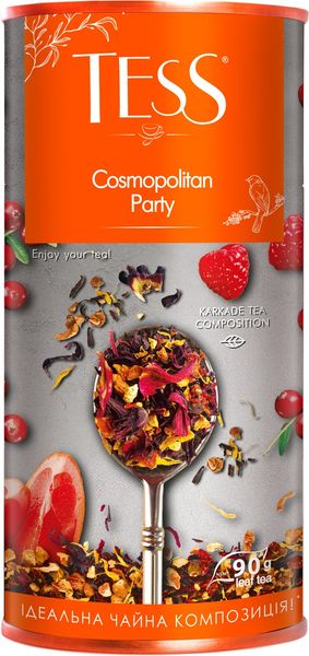 Чай TESS Cosmopolitan Party Травяной с добавками листовой 90 г (4823096808796) VZ000072234F фото