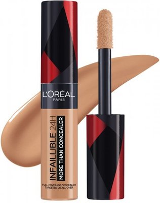 Багатофункціональний стійкий консилер для обличчя L`Oréal Paris Infaillible More than concealer 328.5 Creme Brulee 11 мл(30153196) VZВ00291377NF фото