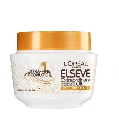Маска для волосся Elseve Розкіш кокосової олії 300 мл (3600523629770) VZВ00093572NF фото