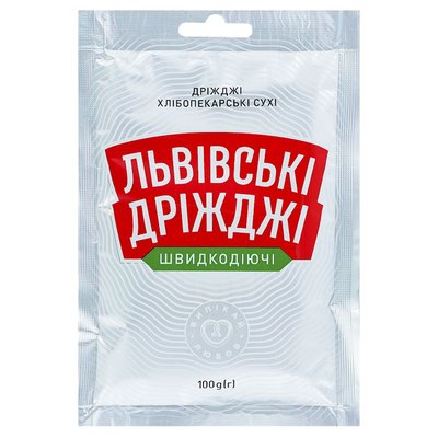 Дріжджі Сухі Львівські Дріжджі 100 г (4820001610239) VZ000062529F фото