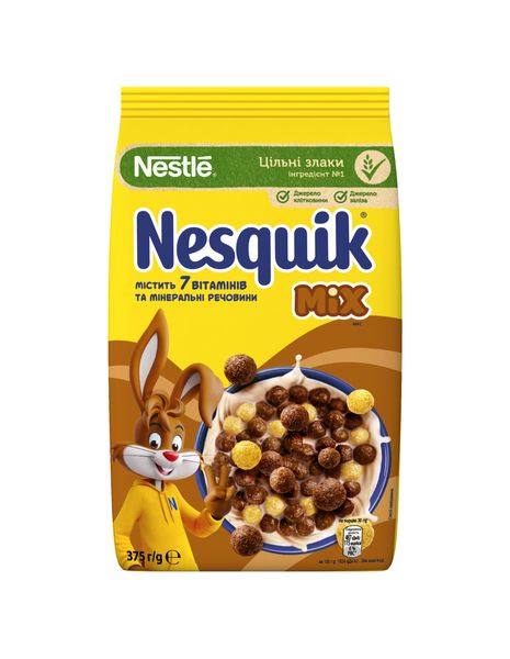 Готовый сухой завтрак Nesquik Mix 375 г (5900020042835). VZ000077652F фото