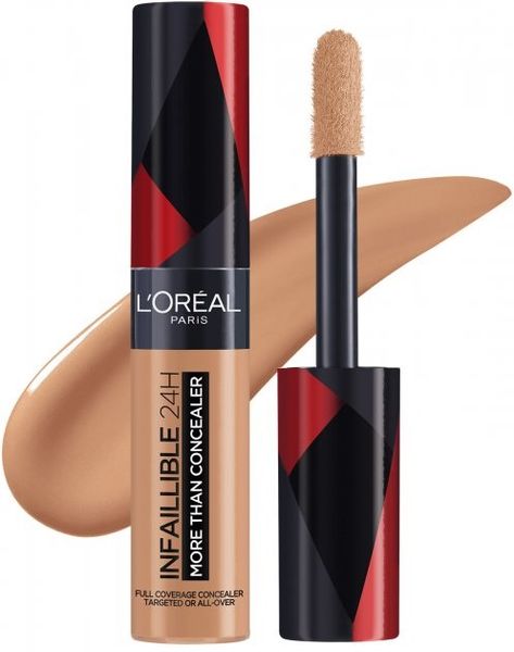 Многофункциональный стойкий консиллер для лица LʻOréal Paris Infaillible More than concealer 328.5 Creme Brulee 11 мл(30153196) VZВ00291377NF фото