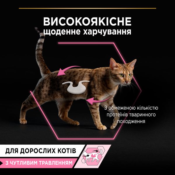 Влажный корм Purina Pro Plan Delicate Паштет для кошек с чувствительным пищеварением с индейкой 85 г ( 8445290173317) VZ000077122F фото