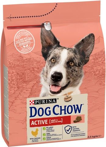 Сухой корм Dog Chow Adult Active для активных взрослых собак с курицей 2,5 кг ( 7613034487858) VZ000074256F фото