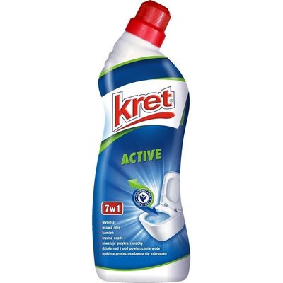 Засіб для чистки унітазу Kret Active 7 в 1 750 мл. (5900931011159) VZ000062290F фото