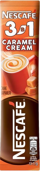 Кофейный напиток Nescafe Caramel cream 3в1 20пак*13г (7613036683920) VZ000075617F фото