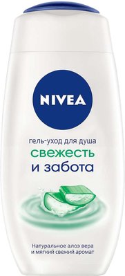 Гель для душа Nivea Свежесть и забота с натуральным алоэ вера 250 мл (4005900744944) VZВ00282124NF фото